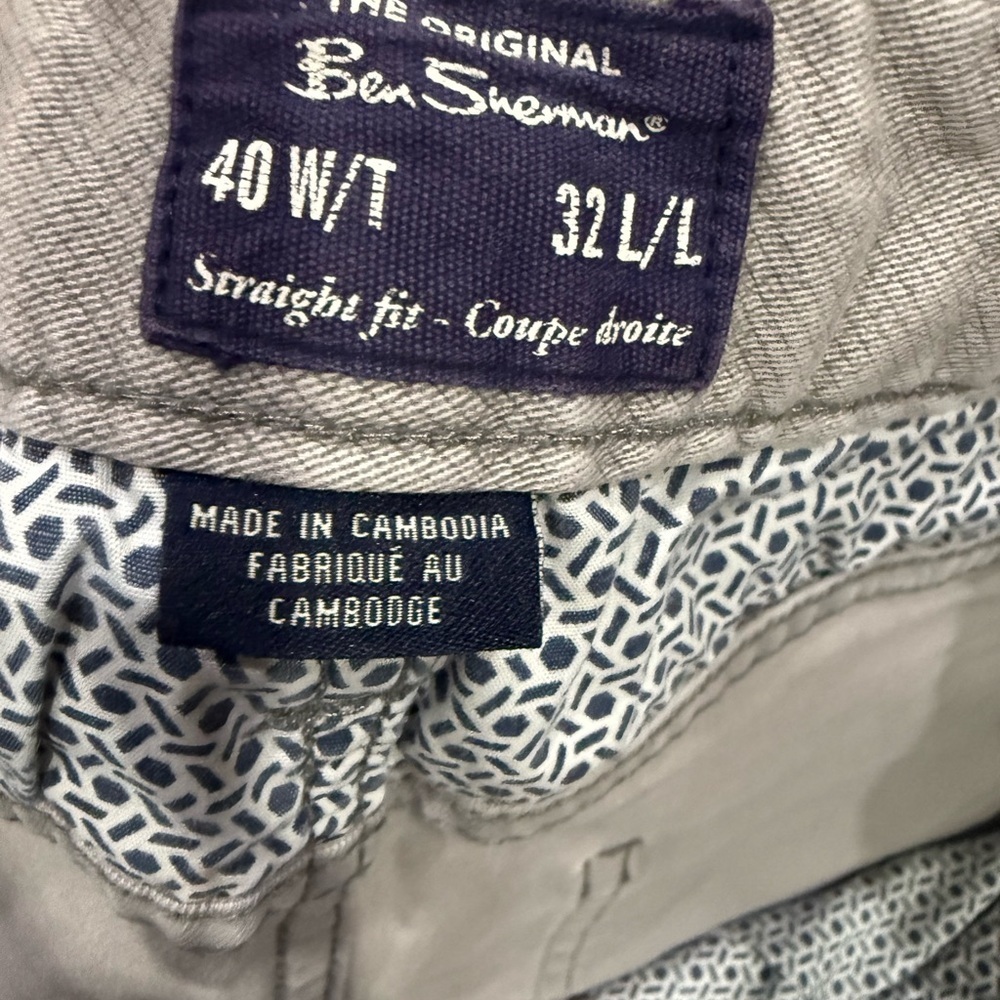 Ben Sherman Light Gray Straight Jeans - Picture 2 of 5